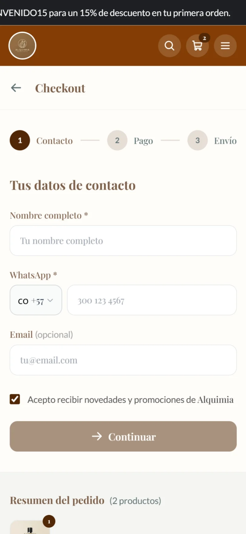 Catálogo Skytienda
